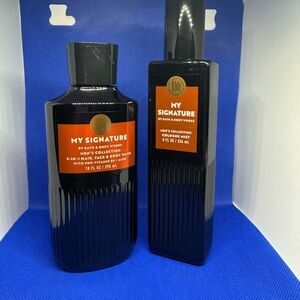 Bath & Body Works My Signature Collection with Black and Orange Design